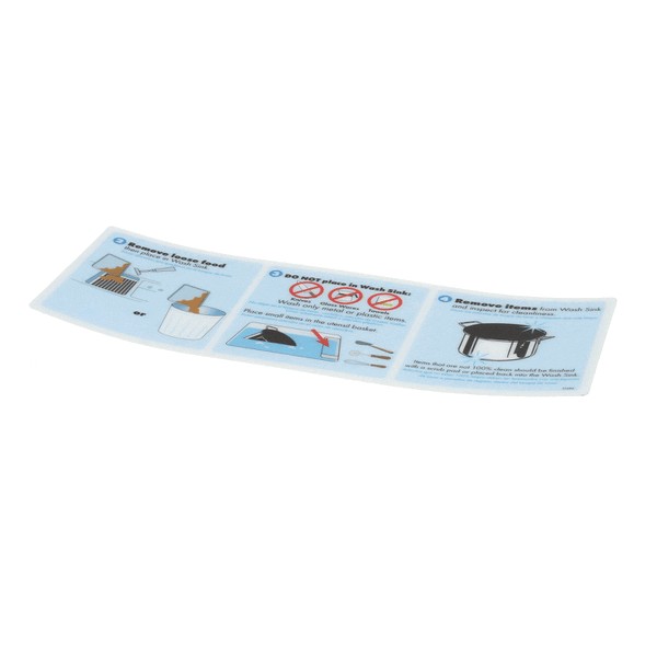 (image for) Power Soak Systems 31486 DECAL - BACKSPLASH STEP 2-4 L-